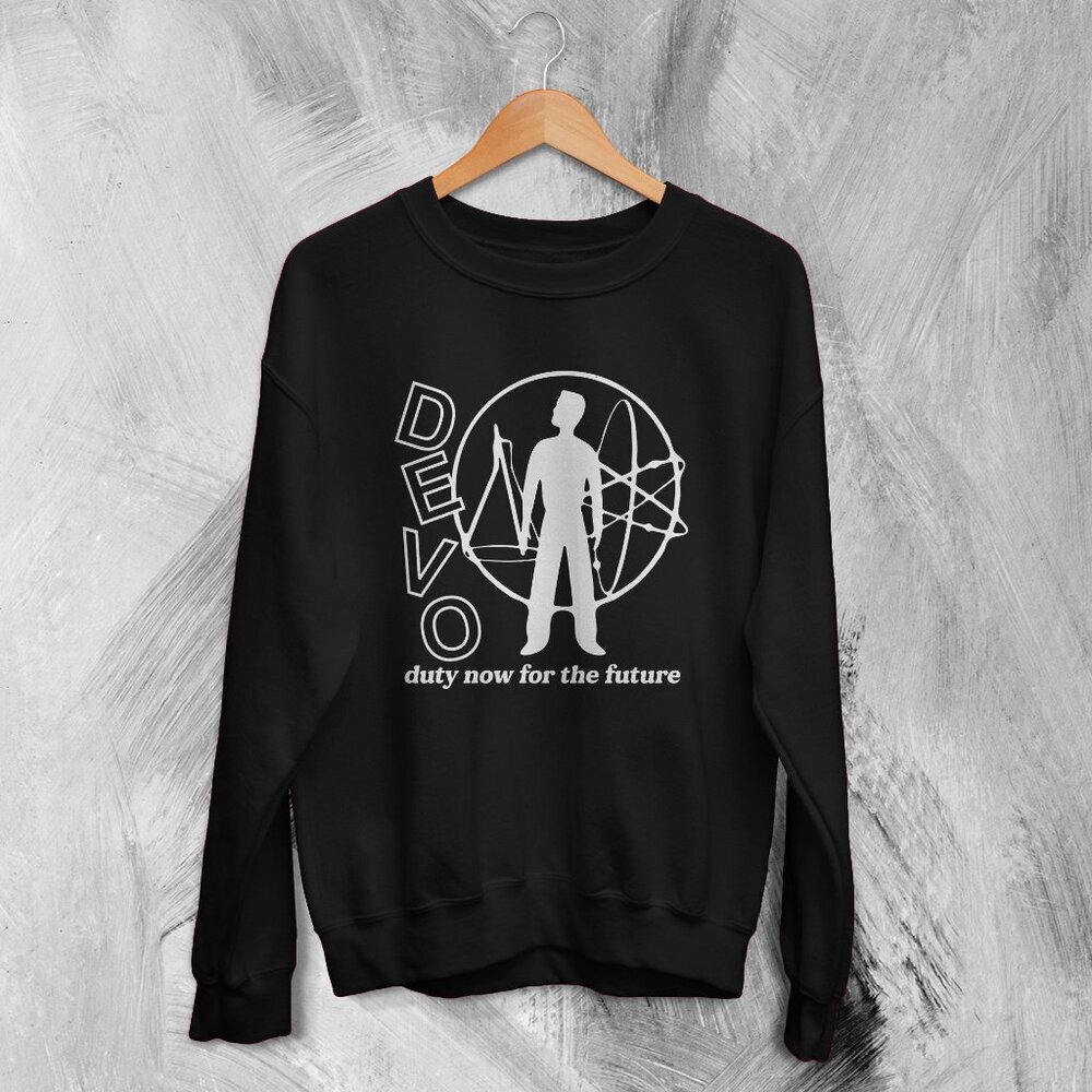 Devo Duty Now for the Future New Wave Band Music 80s Retro Tour Sweatshirt 05